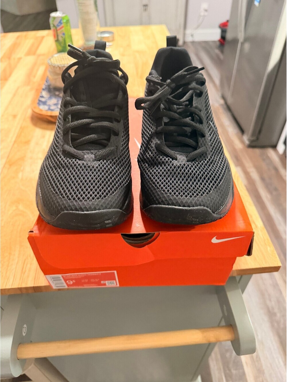 Nike Air Max Alpha Trainer 3 Black Men's Running Shoes Size 9.5